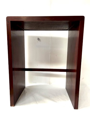 Console Art Décoen placage de bois d'acajou XX siècle