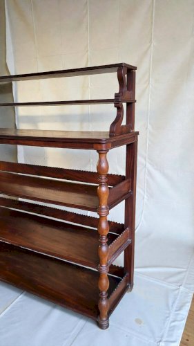 Console / Etagère dapplique en acajou