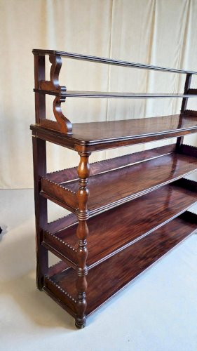 Console / Etagère dapplique en acajou