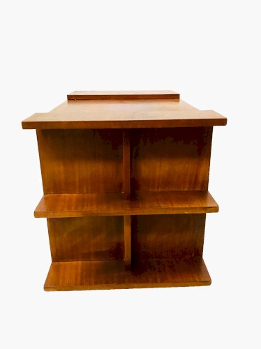 Console table basse Art Déco en bois de placage d'acajou XX siècle