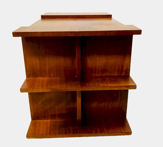 Console table basse Art Déco en bois de placage d'acajou XX siècle