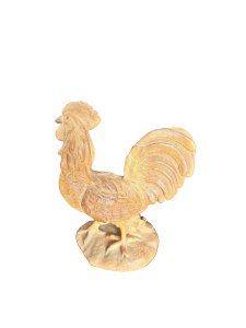 coq bois sculpté artisanat vintage sculpture art populaire