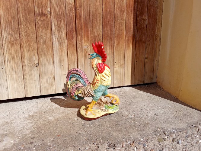 Coq décoratif vintage 