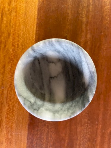 Coquetier en marbre vintage