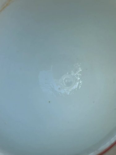 Coquetier rétro vintage en porcelaine Czechoslovakia