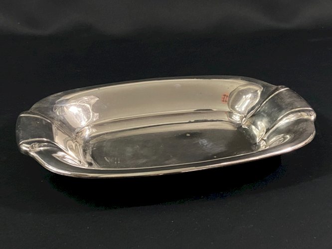 Corbeille à pain en métal de style Vintage 1950