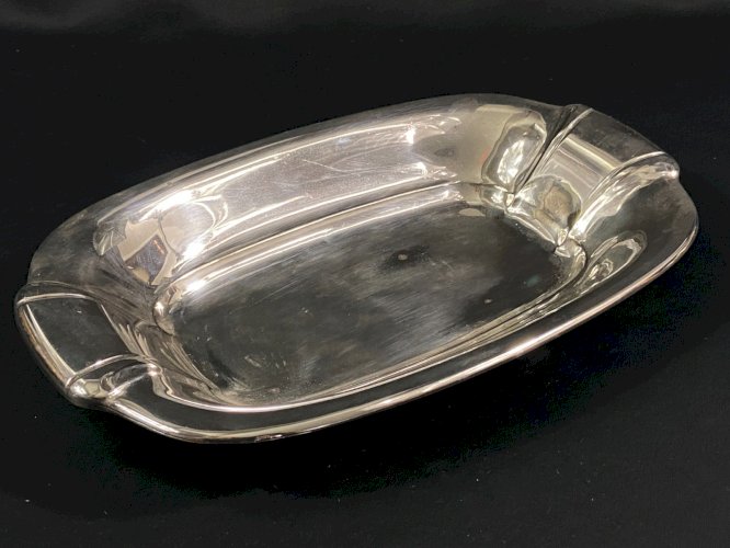 Corbeille à pain en métal de style Vintage 1950