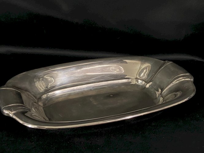 Corbeille à pain en métal de style Vintage 1950