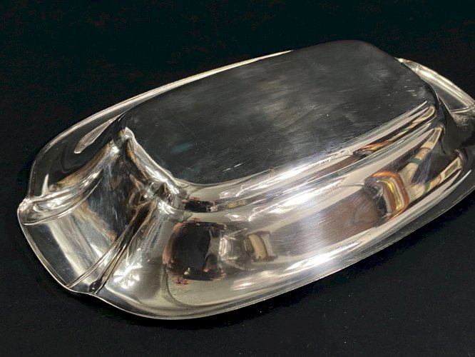 Corbeille à pain en métal de style Vintage 1950