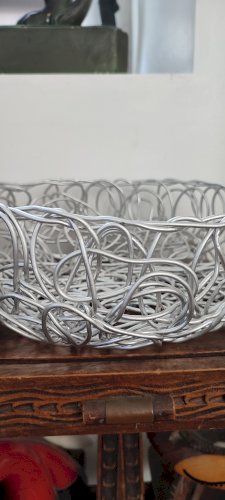 Corbeille coupe design Alessi "Blow Up" Fratelli Campana signée