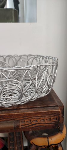 Corbeille coupe design Alessi "Blow Up" Fratelli Campana signée