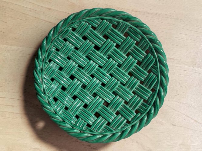 Corbeille en céramique tressée Vallauris