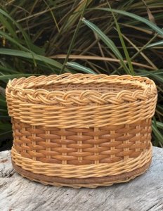 Corbeille/panier  rétro vintage en osier