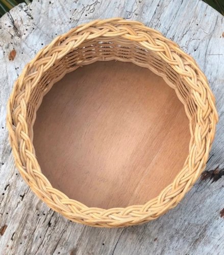 Corbeille/panier  rétro vintage en osier