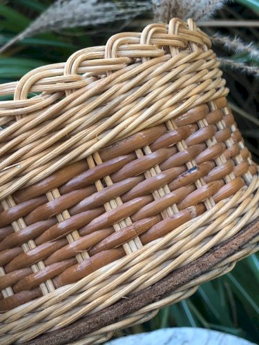 Corbeille/panier  vintage en osier