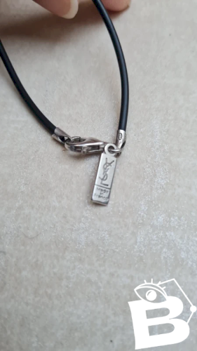 Cordon -tour de cou Yves Saint Laurent en argent 925