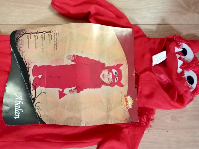 costume petit diable enfant 12-24mois Abalan tres bon etat