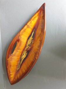 Fruit bowl / vintage centerpiece in ceramic signed Vallauris