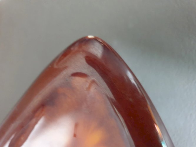 Coupe à fruits / centre de table ancien  en céramique signé Vallauris