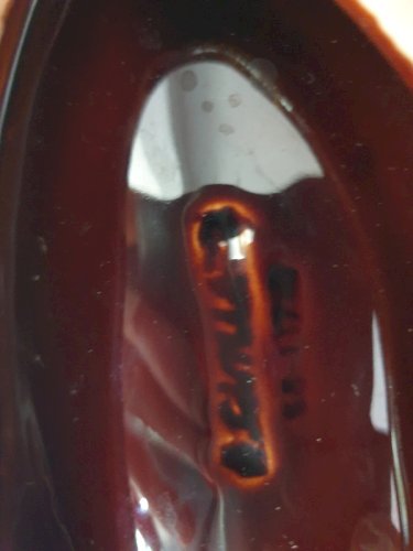 Coupe à fruits / centre de table ancien  en céramique signé Vallauris