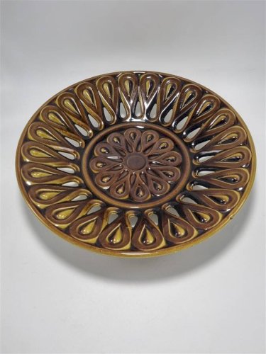 Coupe à fruits en barbotine