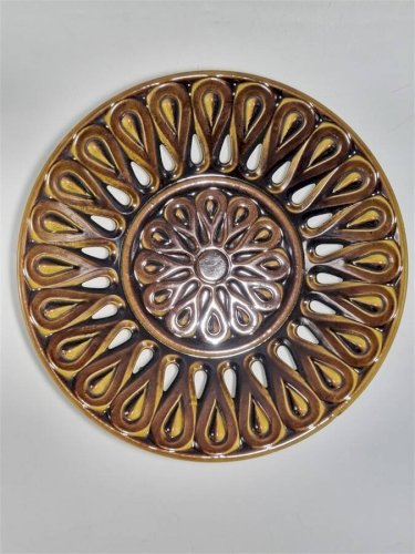 Coupe à fruits en barbotine