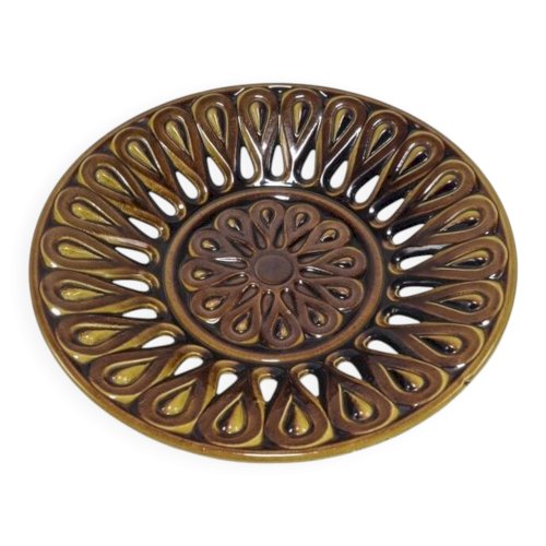 Coupe à fruits en barbotine