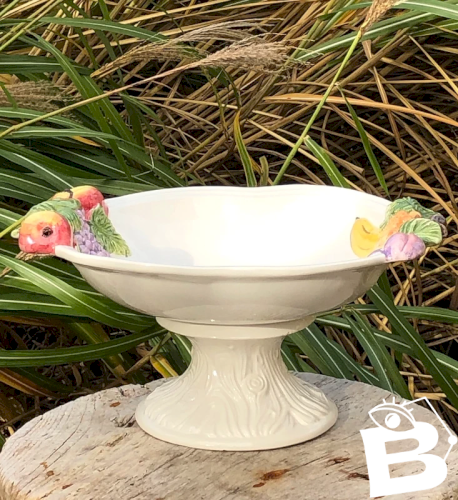 Coupe à fruits en céramique/Barbotine