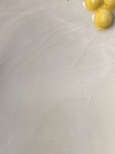 Coupe à fruits en céramique/Barbotine