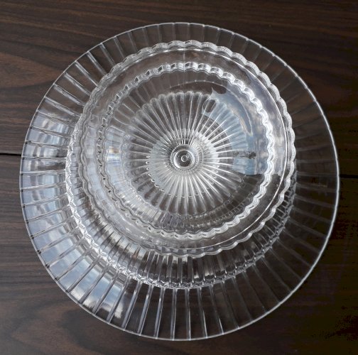 Coupe à fruits en verre