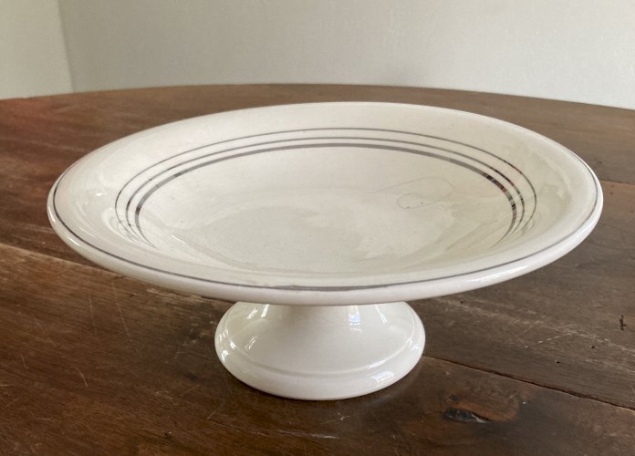 Coupe à fruits - sur piédouche - Art déco - faience d'Onnaing