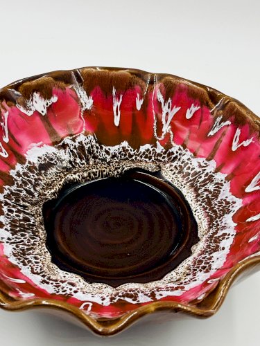 Coupe à Fruits Vallauris Écume de Mer 1960