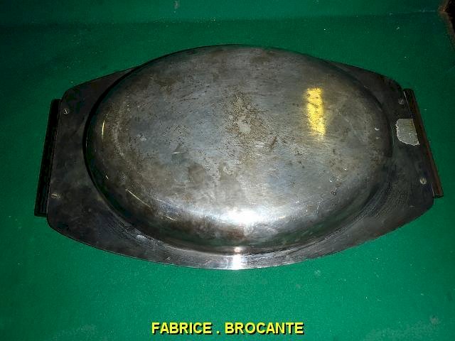 COUPE A PAIN ART DECO EN METAL ARGENTE 1930