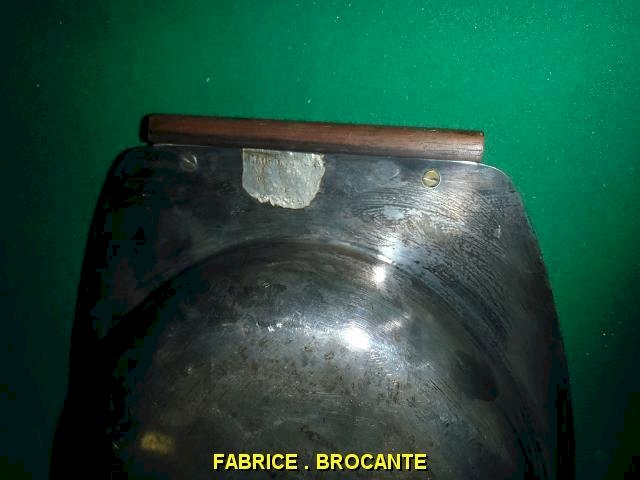 COUPE A PAIN ART DECO EN METAL ARGENTE 1930