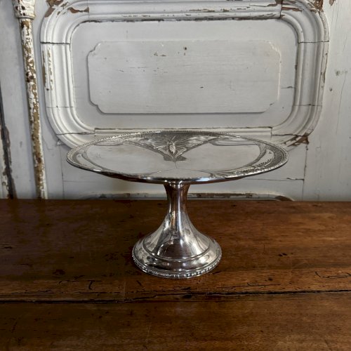 Coupe Art Nouveau sur pied douche décor de papillons par RameLPa M3672