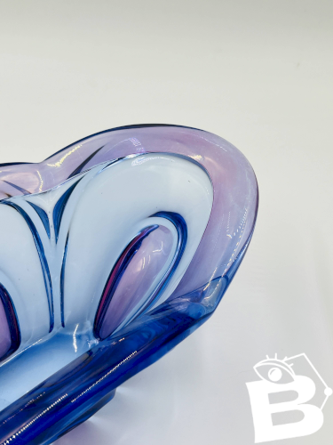 Coupe dart en verre de Bohême Chribska