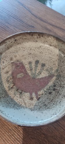 Coupe en céramique Gustave Reynaud atelier Le Mûrier Vallauris