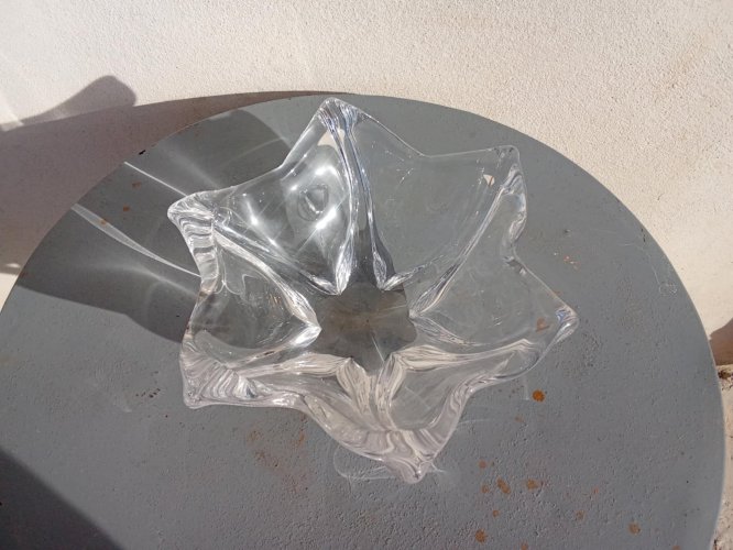  Coupe en cristal – Daum France – Signée 