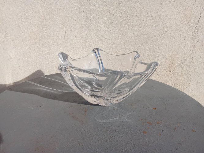  Coupe en cristal – Daum France – Signée 