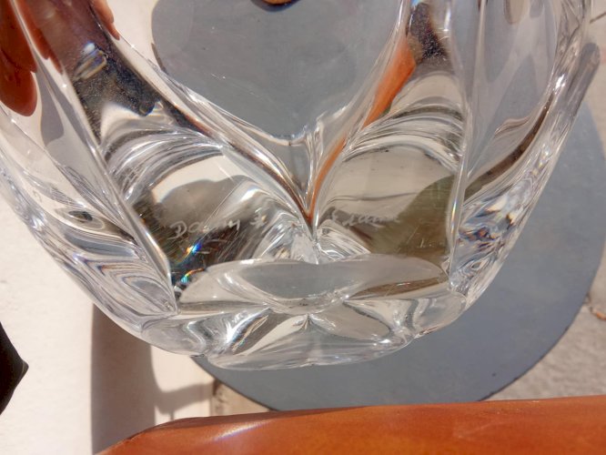  Coupe en cristal – Daum France – Signée 