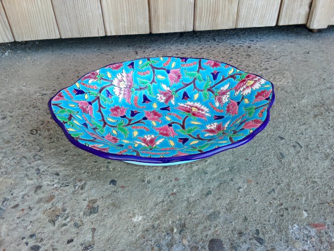 Coupe en émaux de Longwy 