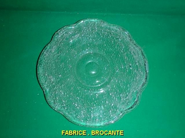 COUPE EN VERRE BULLE SCHEIDER N° 1