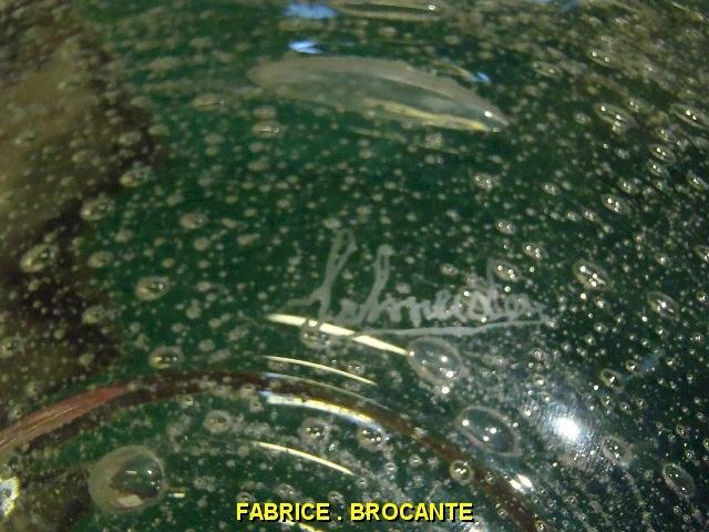 COUPE EN VERRE BULLE SCHEIDER N° 1