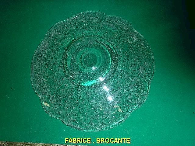 COUPE EN VERRE BULLE SCHEIDER N° 1
