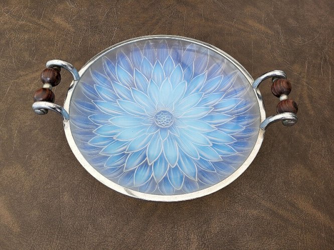 COUPE EN VERRE OPALESCENT ETLING FRANCE 145 N° 16