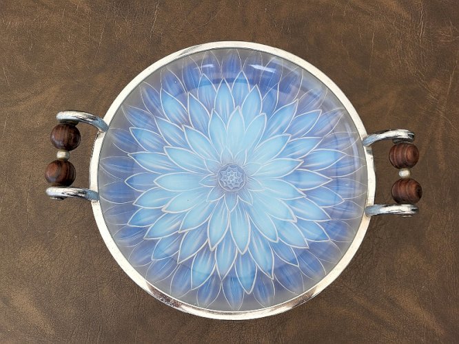 COUPE EN VERRE OPALESCENT ETLING FRANCE 145 N° 16