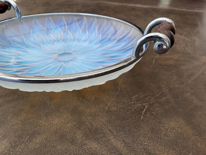 COUPE EN VERRE OPALESCENT ETLING FRANCE 145 N° 16
