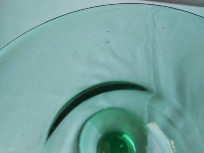 Coupe en verre sur pied