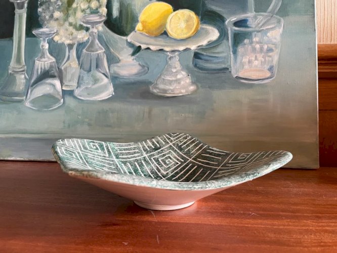 Coupe forme livre vintage