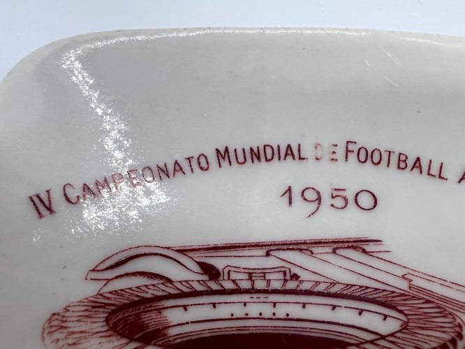Coupe Monde 1950 Rio coupe Brach Maracana football vintage rare Brésil Uruguay